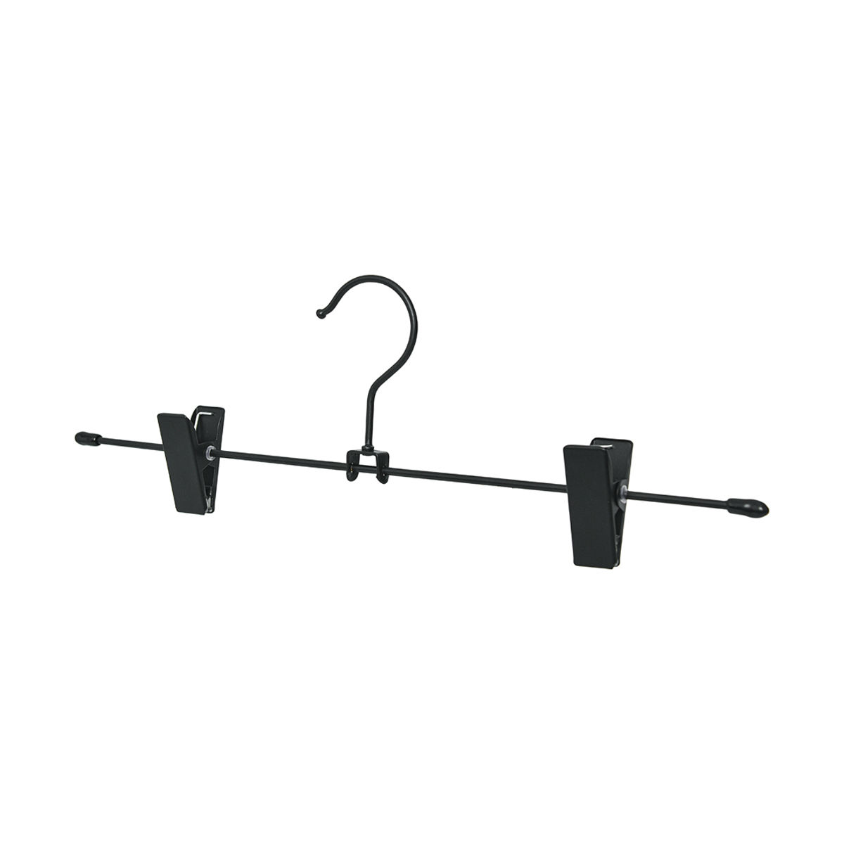 Metal Black Pant Clip Hanger, 2 Pack