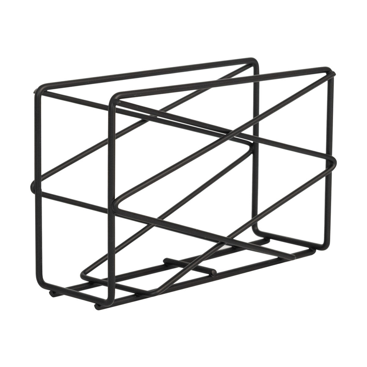 black-metal-geometric-design-napkin-holder