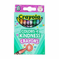 Crayola Colors of Kindness Crayons, 8 ct