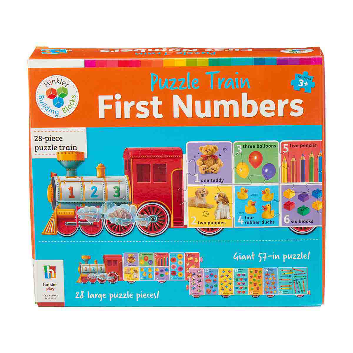 Building Blocks Puzzle Train: First Numbers