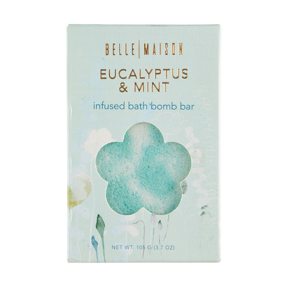 Belle Maison Infused Bath Bomb Bar, Eucalyptus and Mint