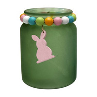 Decorative Easter Beaded Glass Candle Holder