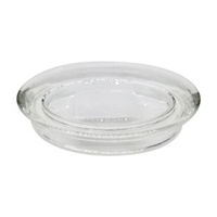 Solid Glass Soap Dish, Clear