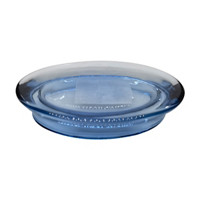 Ombre Glass Soap Dish, Blue