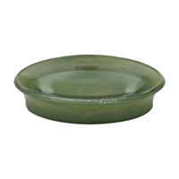 Solid Glass Soap Dish, Green