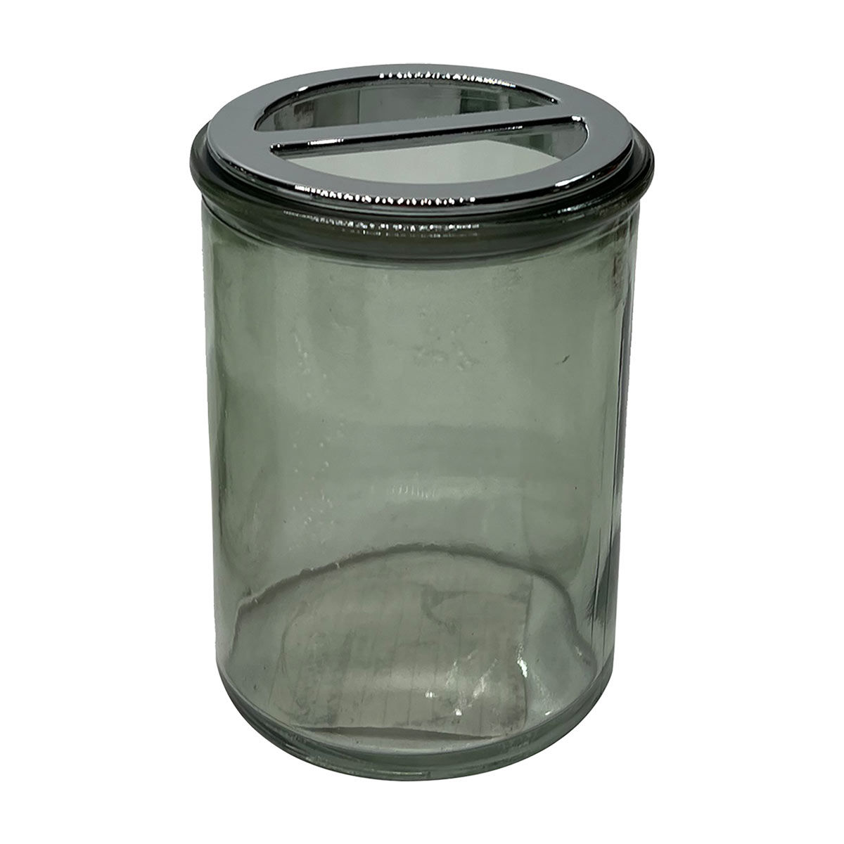 Solid Glass Toothbrush Holder, Green