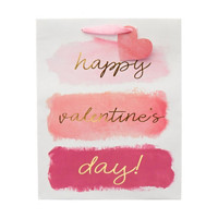 'Happy Valentine's Day' Watercolor Printed Gift Bag