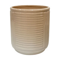 Decorative Ceramic Planter, Cream