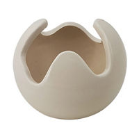 Ceramic Cutout Spherical Bowl, Large