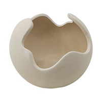 Ceramic Cutout Spherical Bowl, Small