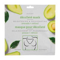 Skip the Spa Brightening & Rejuvenating Avocado + Retinol Decollete Mask