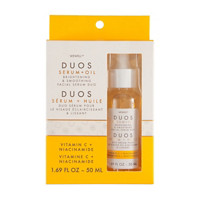WeWell Duos Brightening + Smoothing Facial Serum with Vitamin C and Niacinamide