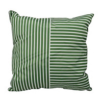 Striped Pillow, Green