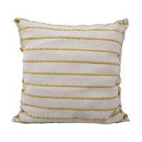 Striped Pillow, Yellow