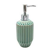 Ceramic Soap Dispenser, Teal