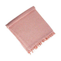 Woven Decorative Throw, Pink