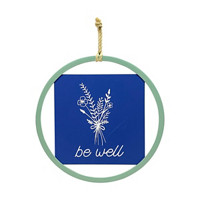 'Be well' Round Wall Art
