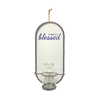 'Simply Blessed' Glass Vase Décor