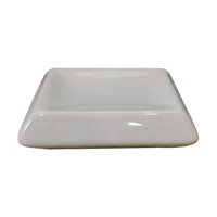 Bathroom Ceramic Square Soap Dish