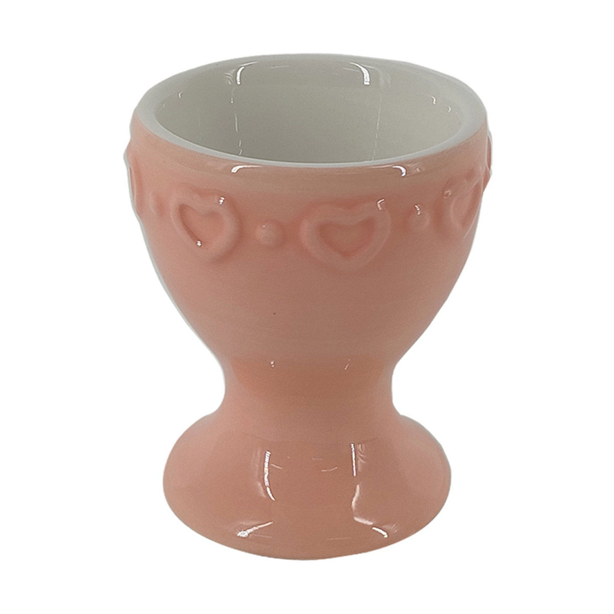 Embossed Pink Egg Cup Holder