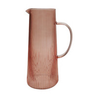 Ribbed Glass Pitcher, Assorted