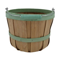 Natural Round Wooden Chip Basket