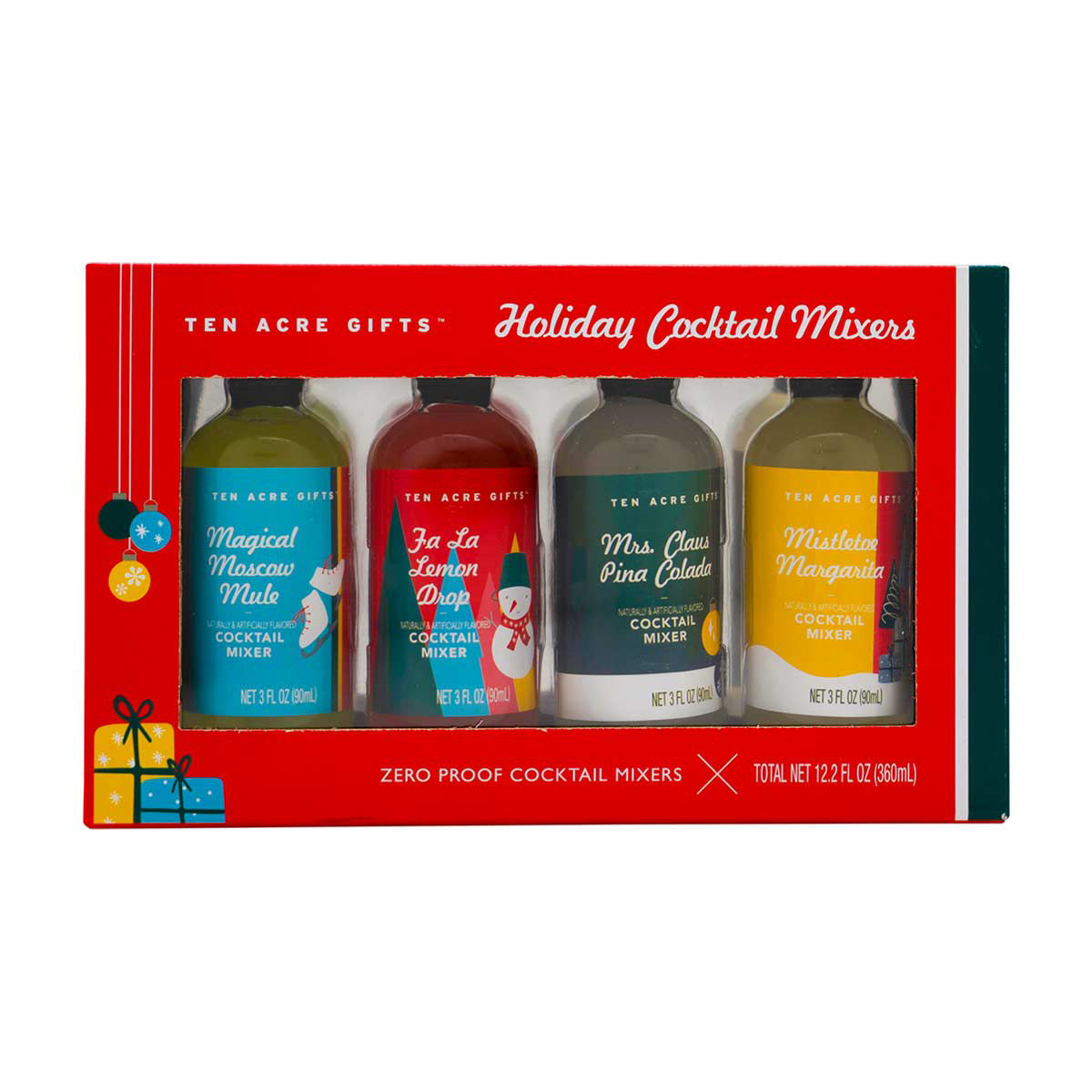 Halloween Cocktail Mixer Gift Set - 4 Pack 