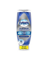 Dawn Ez-Squeeze Platinum Dishwashing Liquid Dish Soap - Refreshing Rain, 18 fl oz