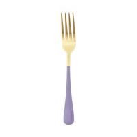 Gold & Purple Dinner Fork