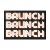 Glam Brunch and Dance Art, 6.5 in x 4.5 in