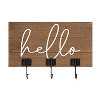 'Hello' Sign with Hooks