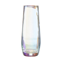 Iridescent Glass, Stemless Wine Glass, 8 oz