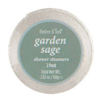 Elmtree & York Garden Sage Shower Steamers, 2 Pack