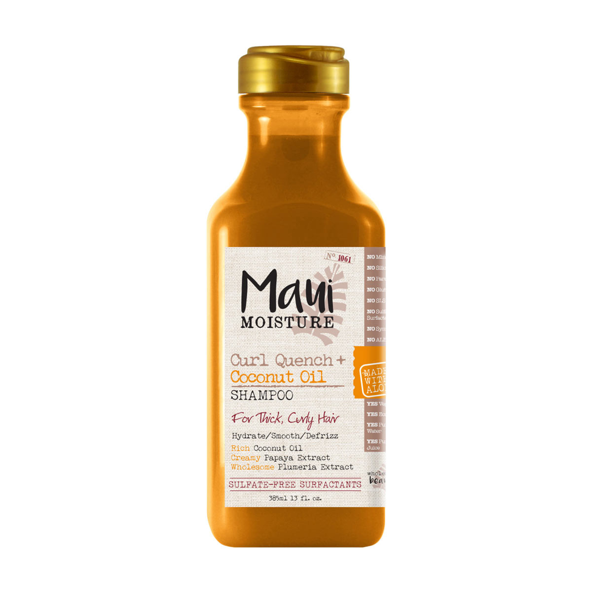 Maui Moisture Curl Quench + Coconut Oil Shampoo For Thick Curly Hair
