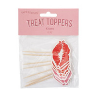 Sweetshop Treat Toppers, Kisses, 8 pc