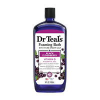 Dr Teal's Foaming Bath with Black Elderberry & Vitamin D, 34 fl oz.