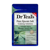 Dr Teal's Pure Epsom Salt Soaking Solution Hemp Seed Oil