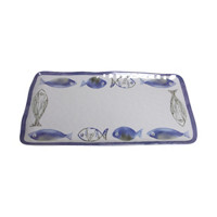 Fish Decorated Serving Tray