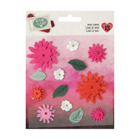American Crafts Valentine's Paper Flowers, 15 pc