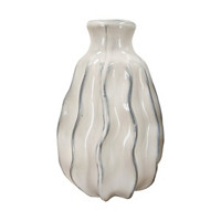 Wavy Vase, White