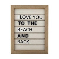 Love Beach Framed Art
