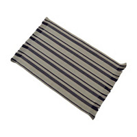 Cotton Woven Stripes Placemat with Fringes, 13 in