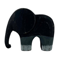 Wooden Carved Elephant Tabletop Décor