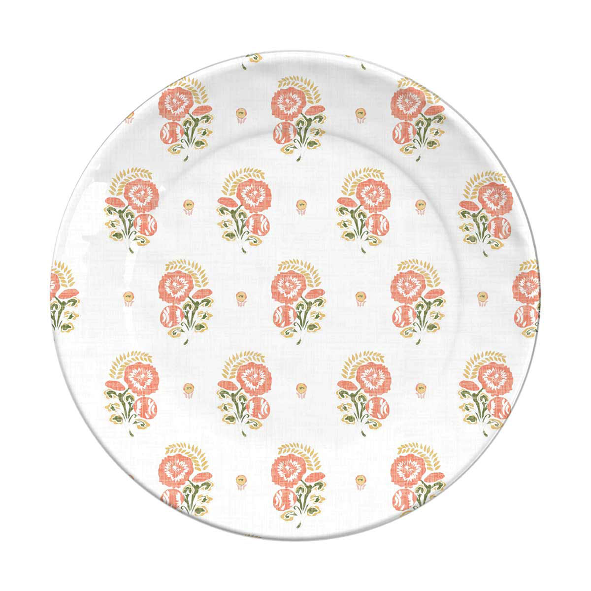Floral Salad Plate