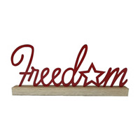 Freedom' Word Tabletop Décor