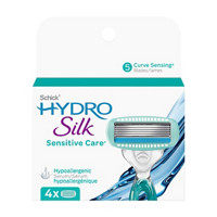 Schick Hydro Silk Sensitive Care Razor Blade Refills, 4 ct