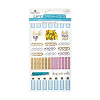 Life Organized Hydration Tracking Stickers, 90 Pieces