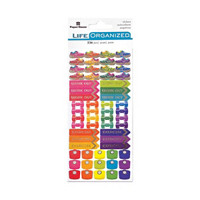 Life Organized Fitness Icon Stickers, 236 Pieces