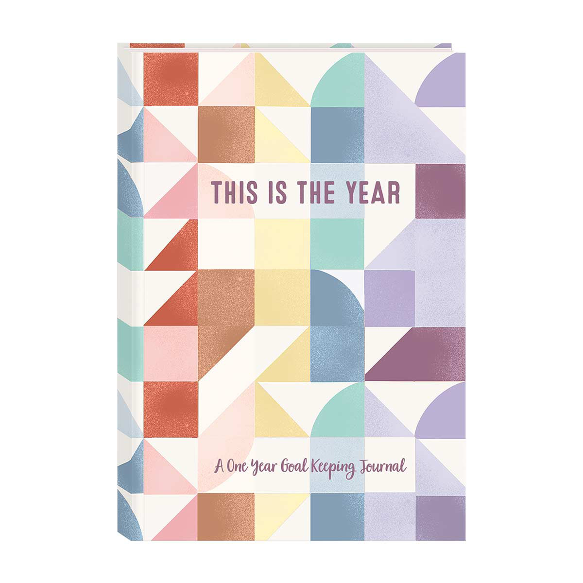 Hardcover Guided One Year Goal Keeping Journal, 128 Pages
