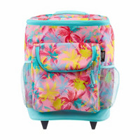 Palms Printed Wheel Cooler Bag